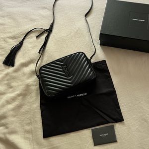 Saint Laurent Lou Matelassé Leather Camera Bag